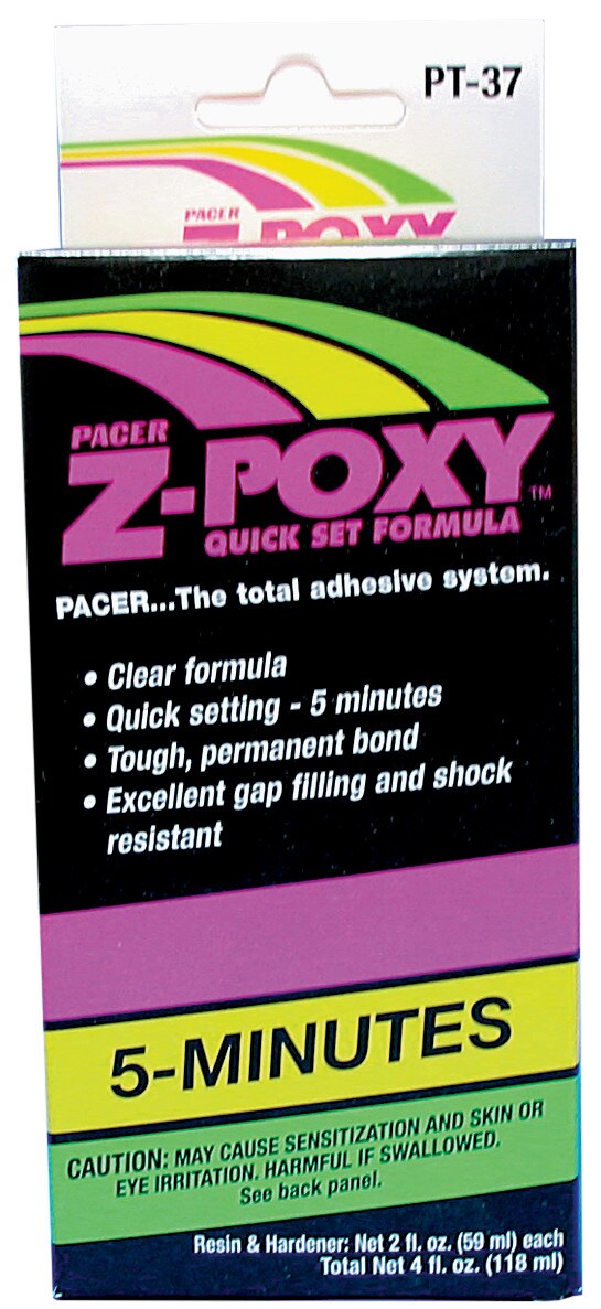 Zap-A-Gap Zap Z-Poxy 5-Minute Epoxy Formula, 4 oz. Bottle