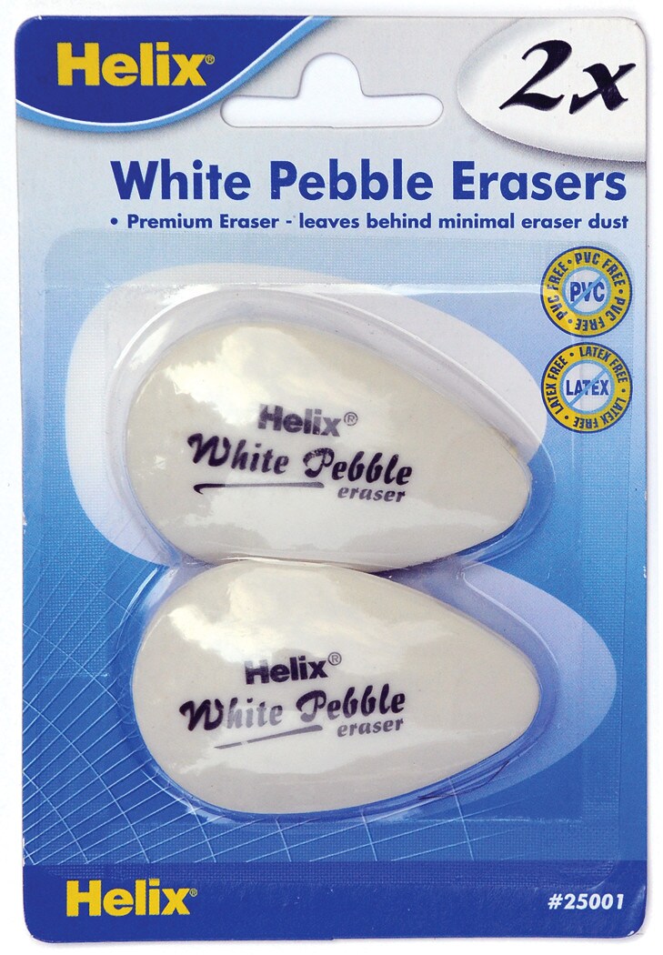 Helix Pebble Eraser
