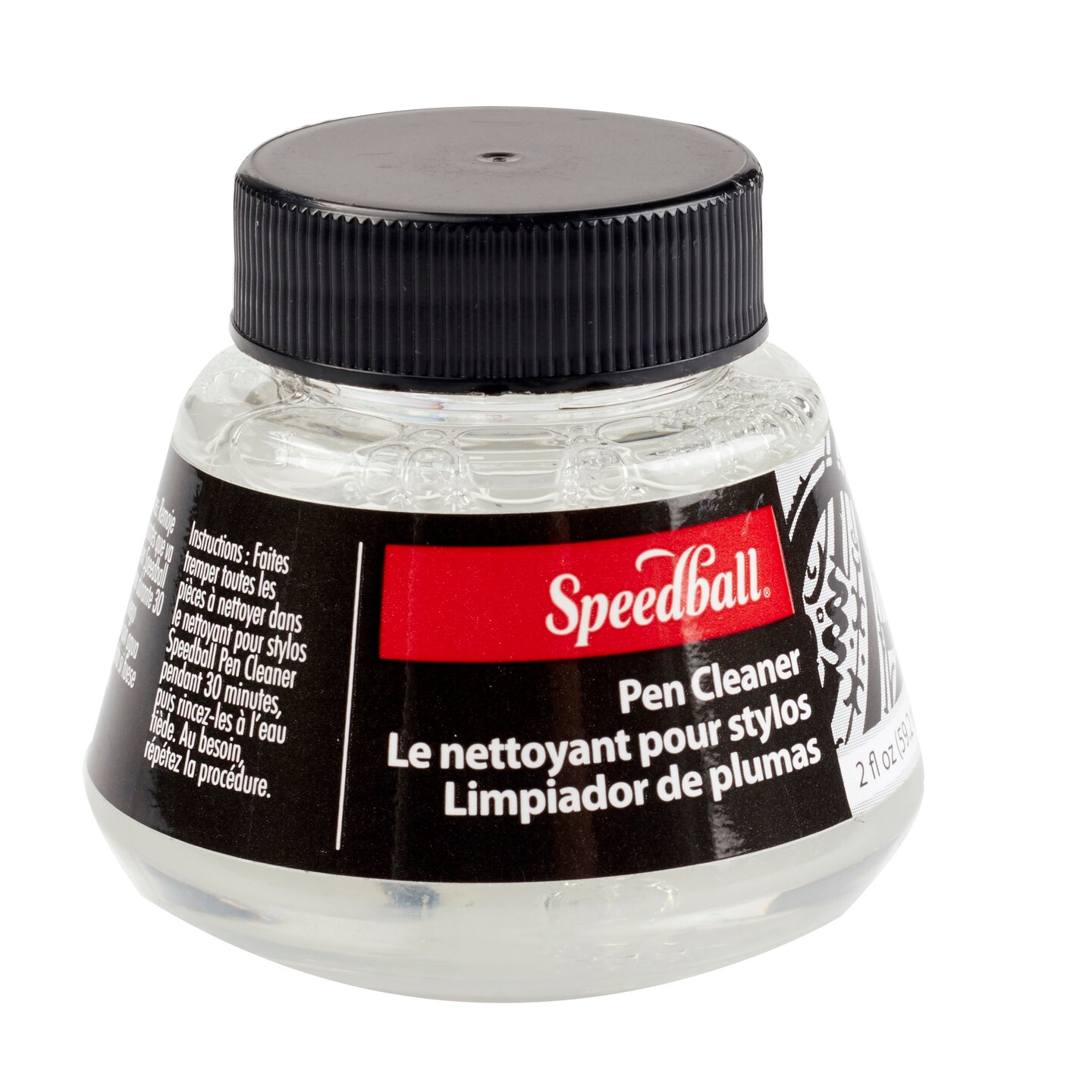 Speedball Super Pigmented Acrylic Ink, 2 Oz., Pen Cleaner