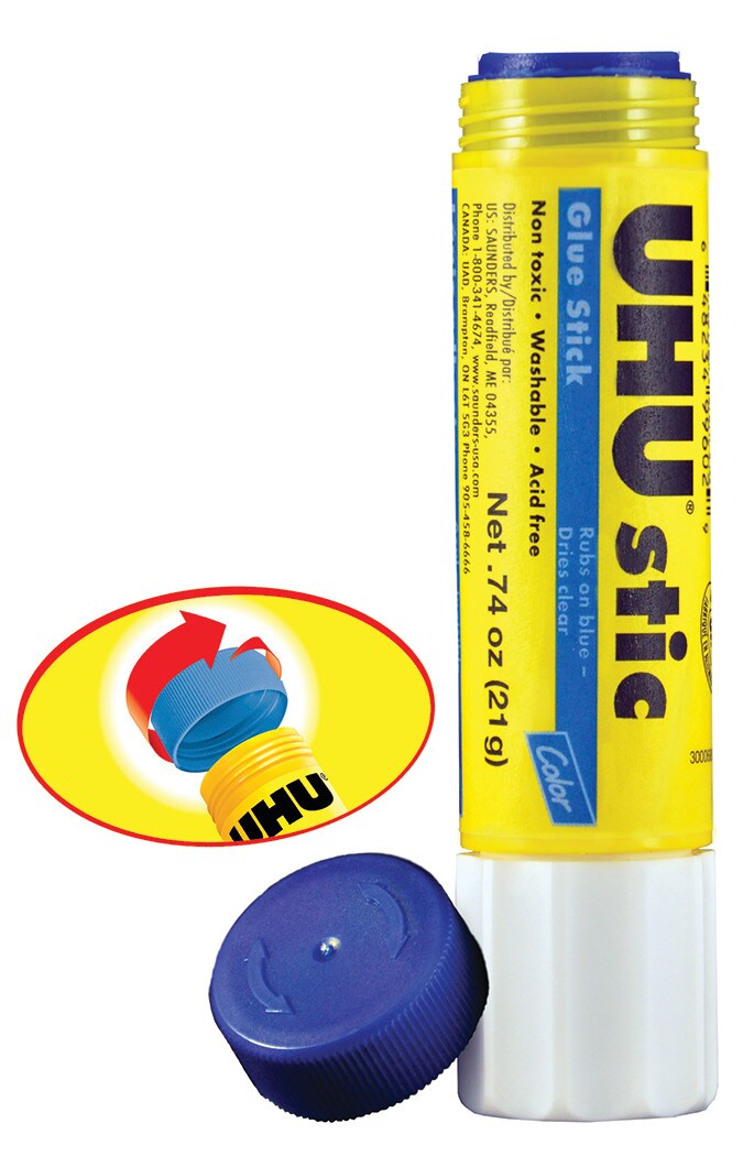 UHU Glue Stick Blue .74 oz.