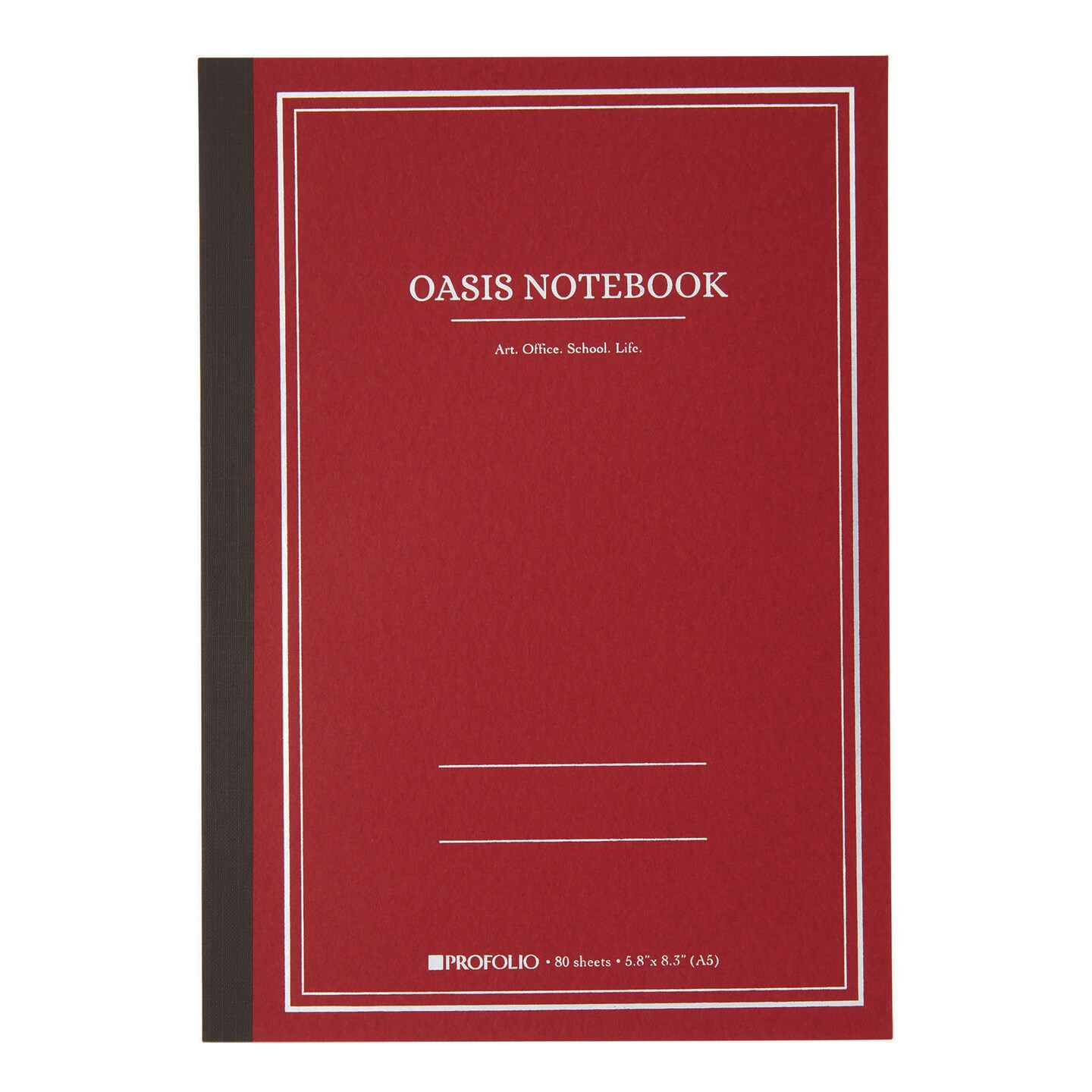 Itoya Profolio Oasis Notebook, Medium, Brick