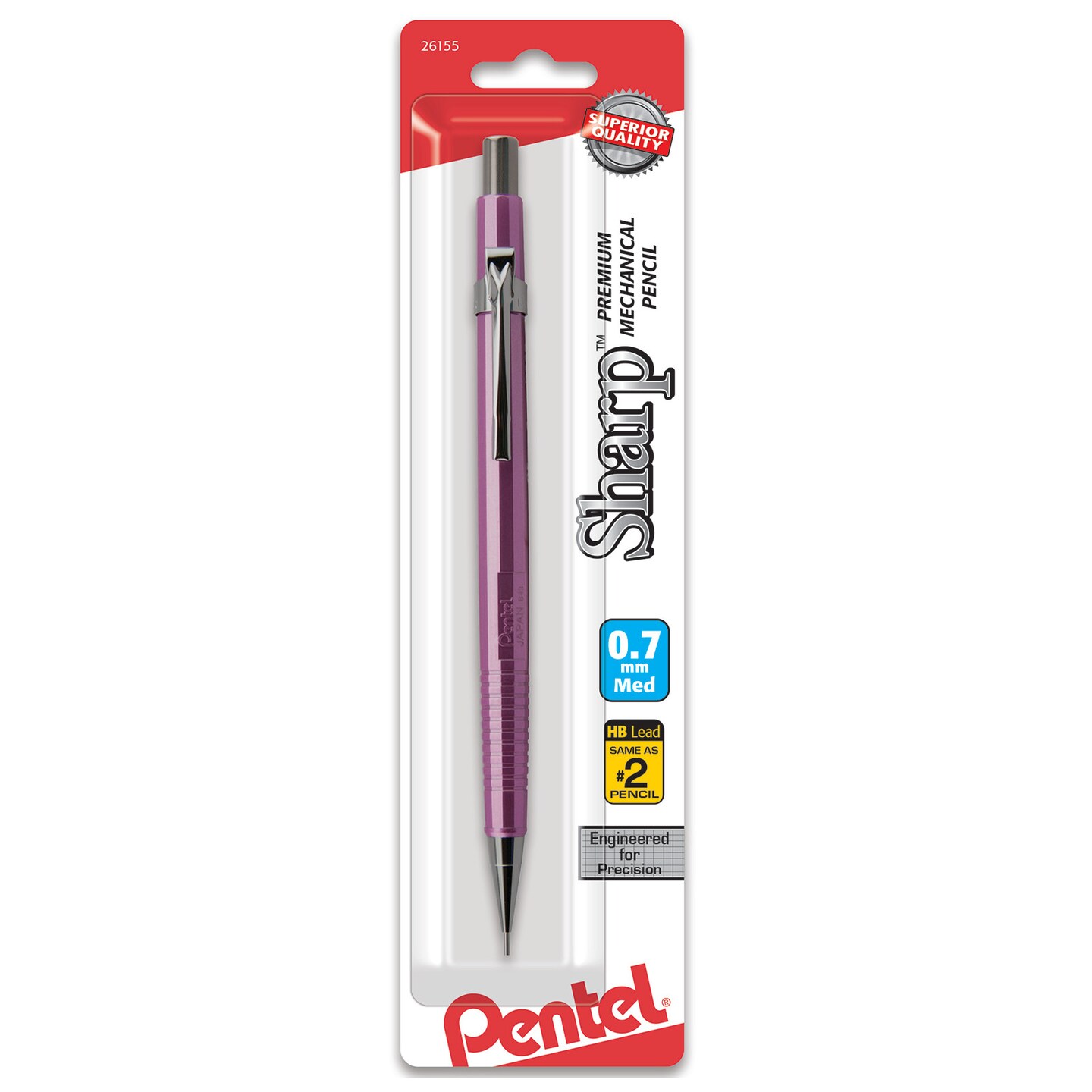 Pentel Sharp Mechanical Pencil, .7mm, Metallic Rose