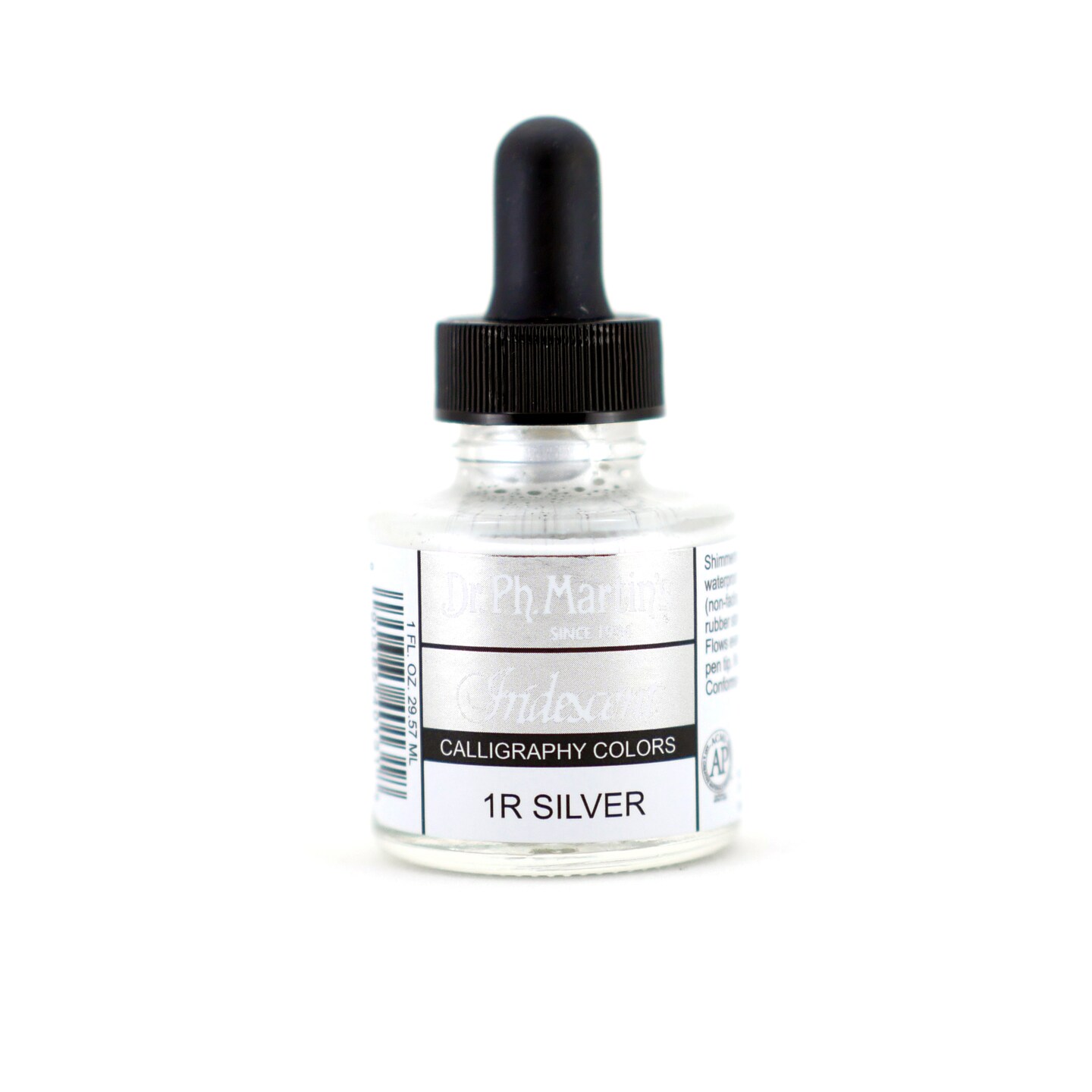 Dr. Ph. Martin's Iridescent Calligraphy Color, 1oz., Silver