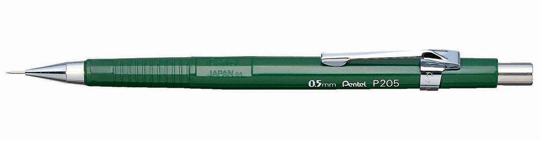 Pentel Sharp Mechanical Pencil, .5mm, Green