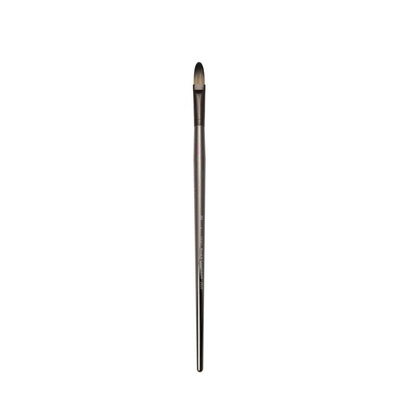Royal Brush Zen Series 53 Synthetic Oil &#x26; Acrylic Long Handle Brush, Filberts, 6