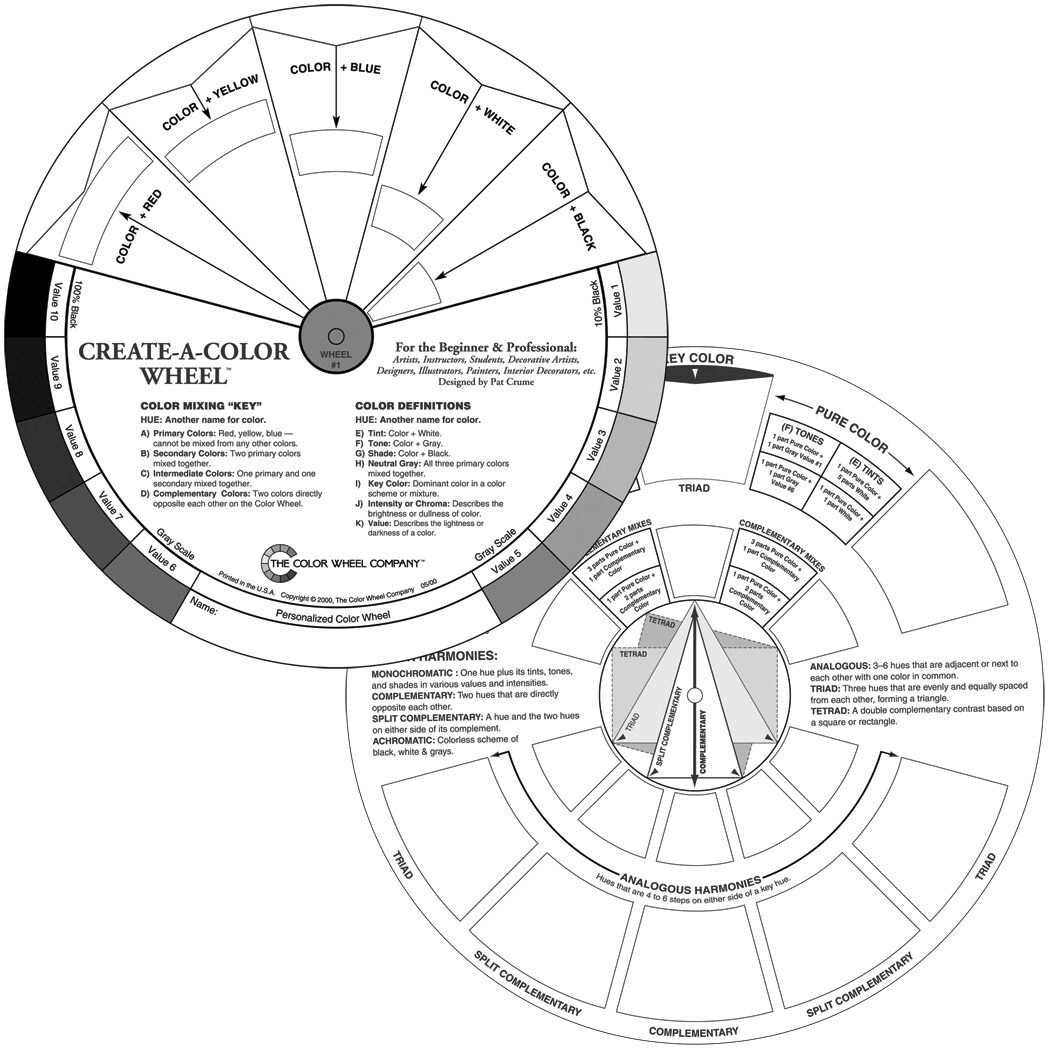 Color Wheel Co Create-A-Color Wheel, 9-1/4&#x22; Diameter