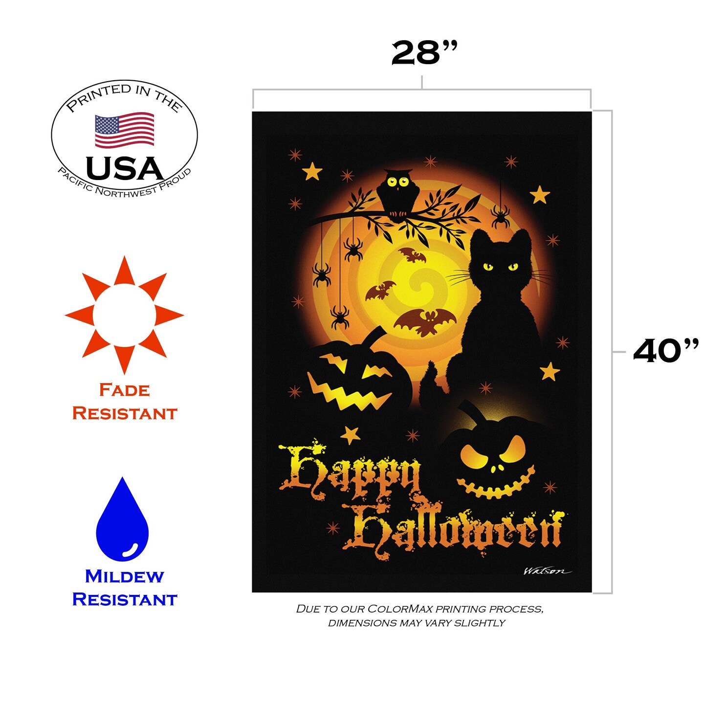 Scary Halloween Decorative Halloween Flag