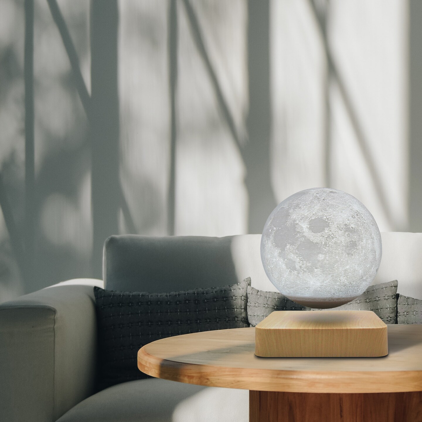 Magnetic Levitation Floating Planets and Moon Table Lamp
