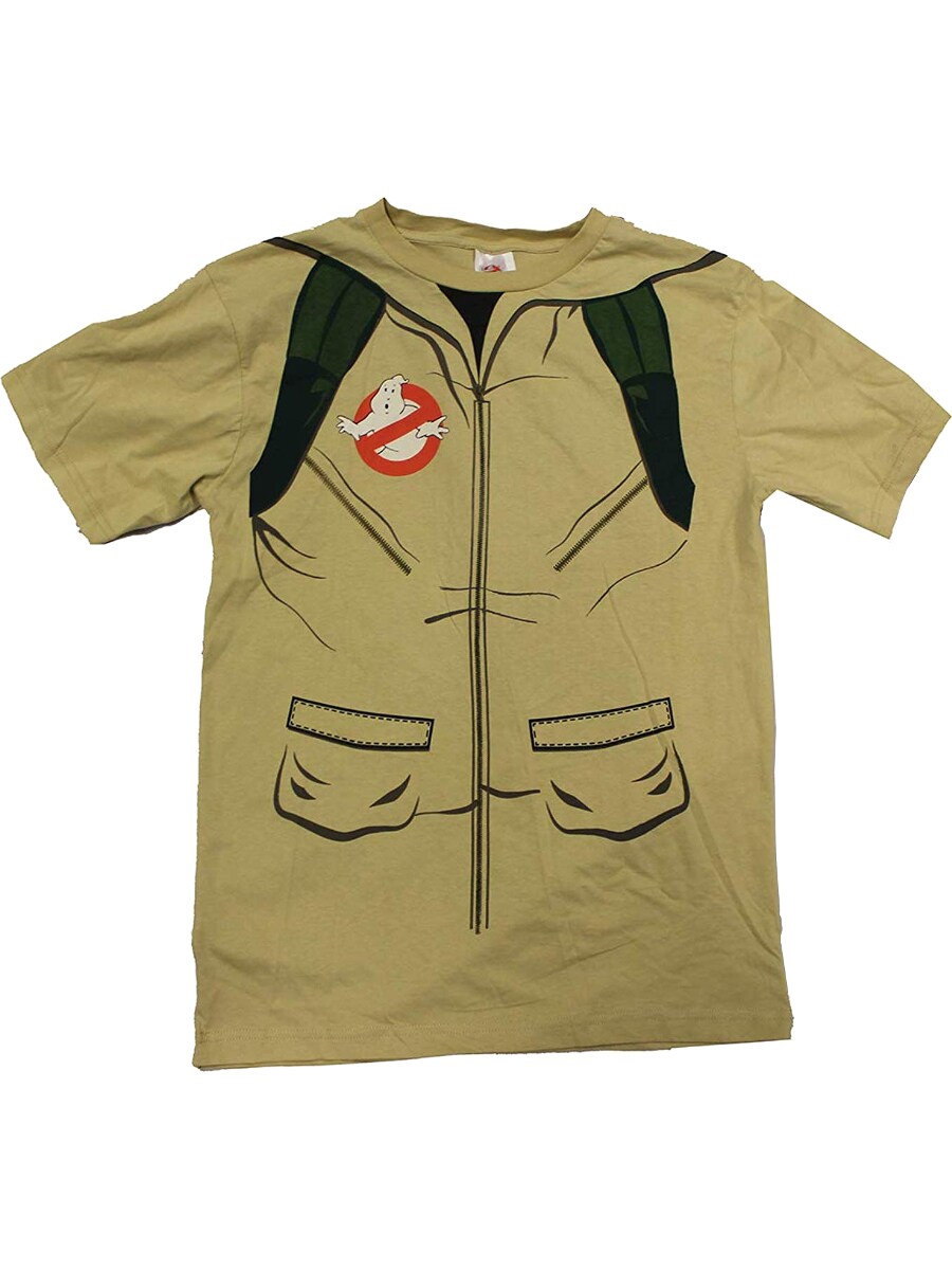 Adult&#x27;s Ghostbusters Shirt With Inflatable Proton Gun Costume