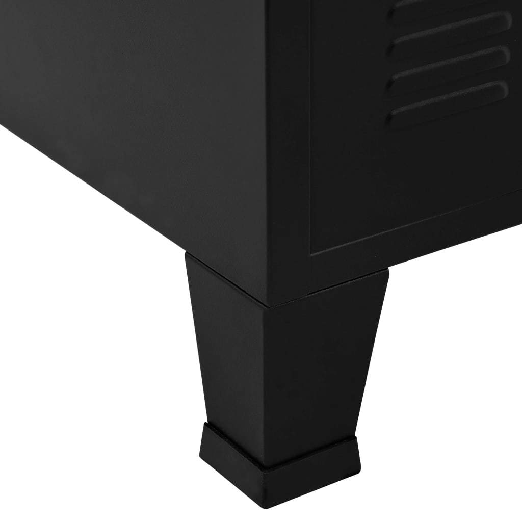 Industrial Storage Steel Chest - Black