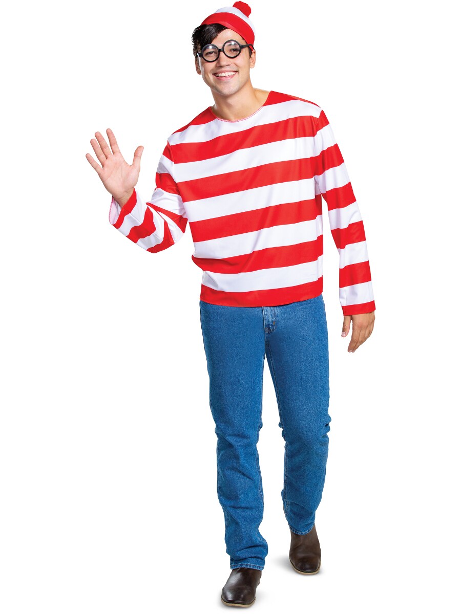 Where&#x27;s Waldo Classic Men&#x27;s Costume