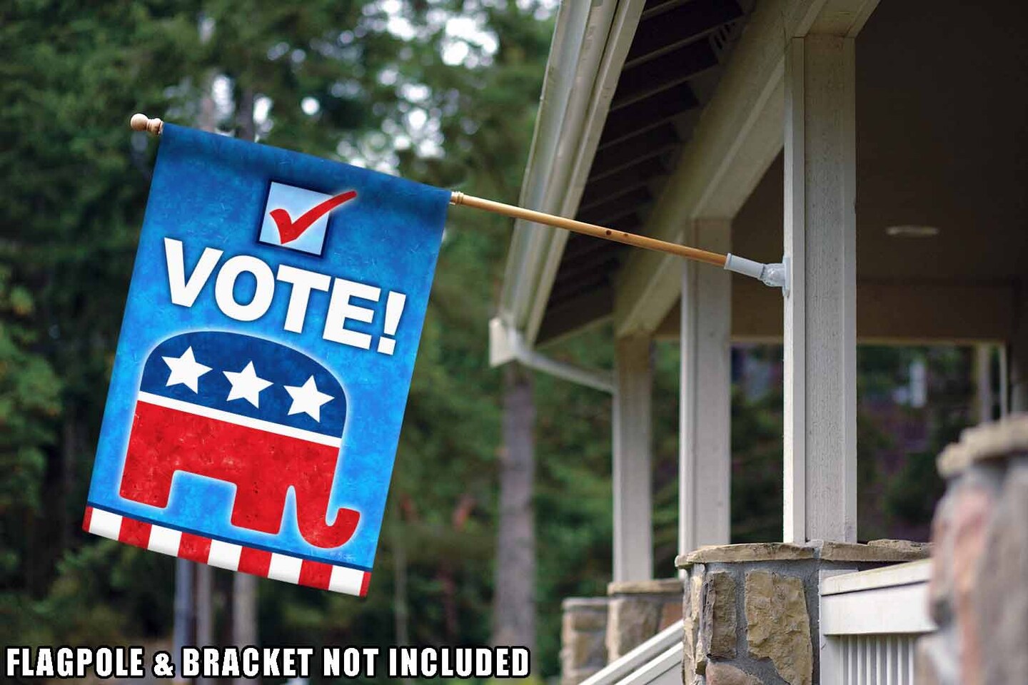 Vote Republican Decorative Republican Flag