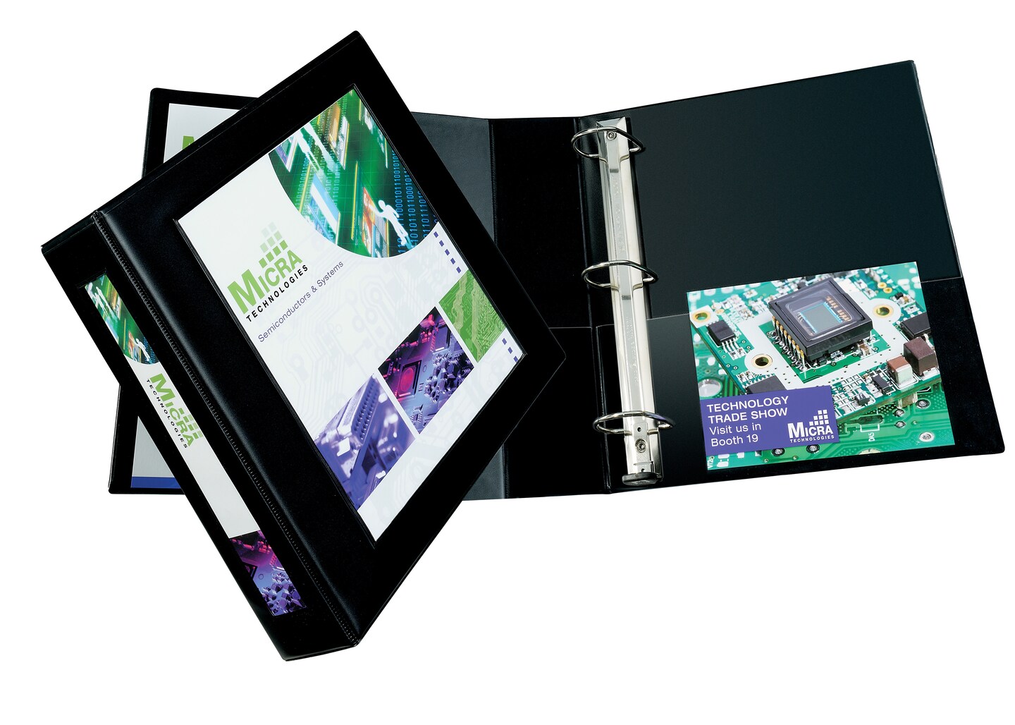 Avery Heavy-Duty Framed View 3-Ring Binder, 2&#x22; One Touch EZD Rings, 1 Black Binder (68032)