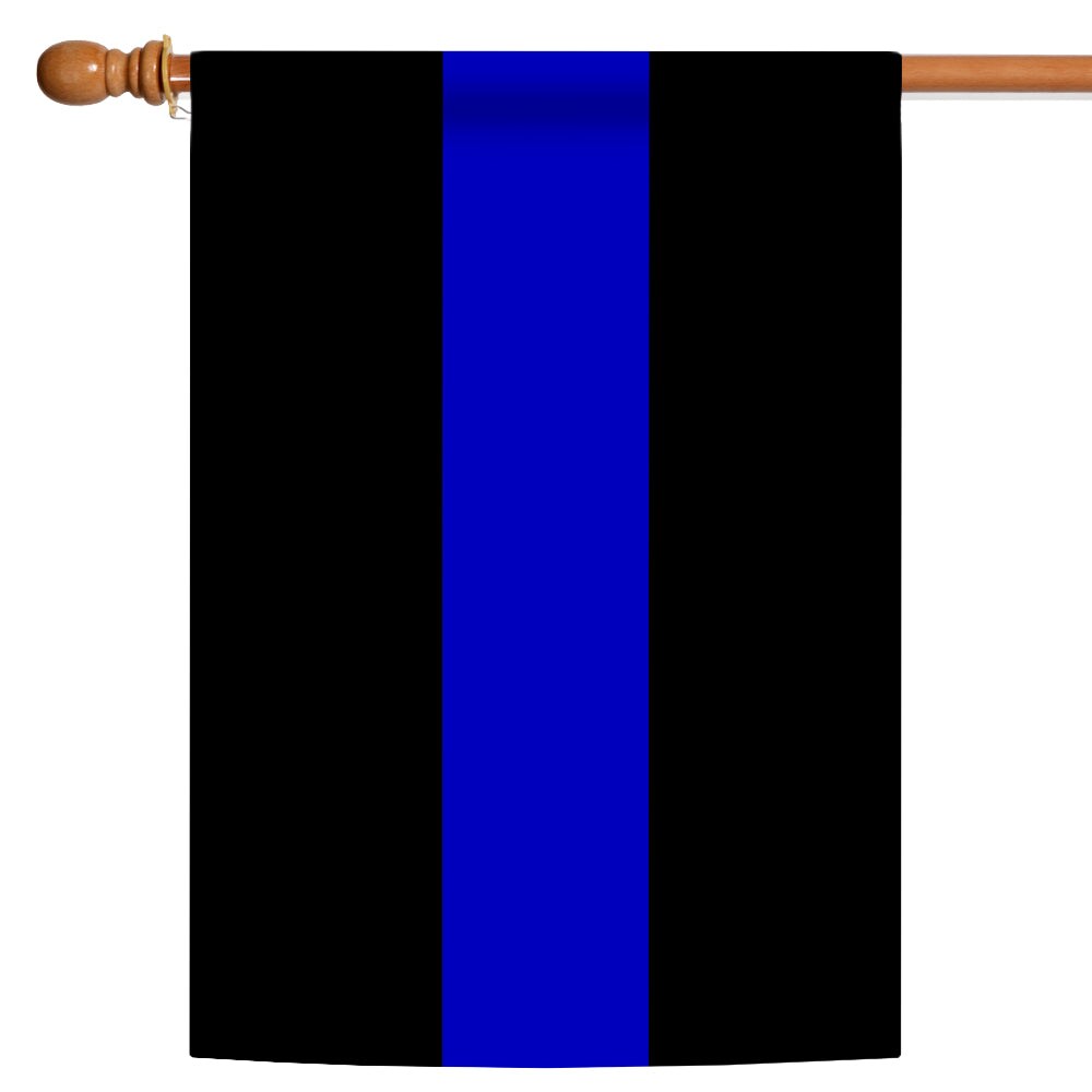 Thin Blue Line Decorative Police Flag