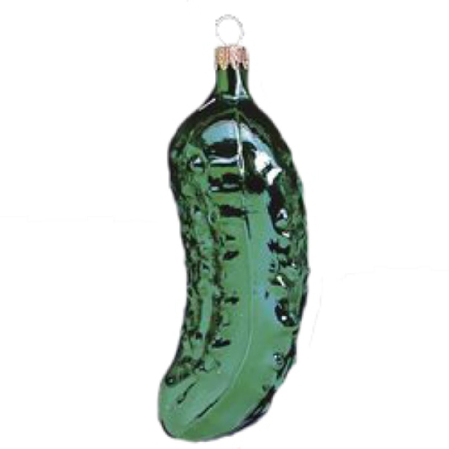 KSA Club Pack of 24 Glass Blown Old World Pickle Christmas Ornaments 4&#x22;