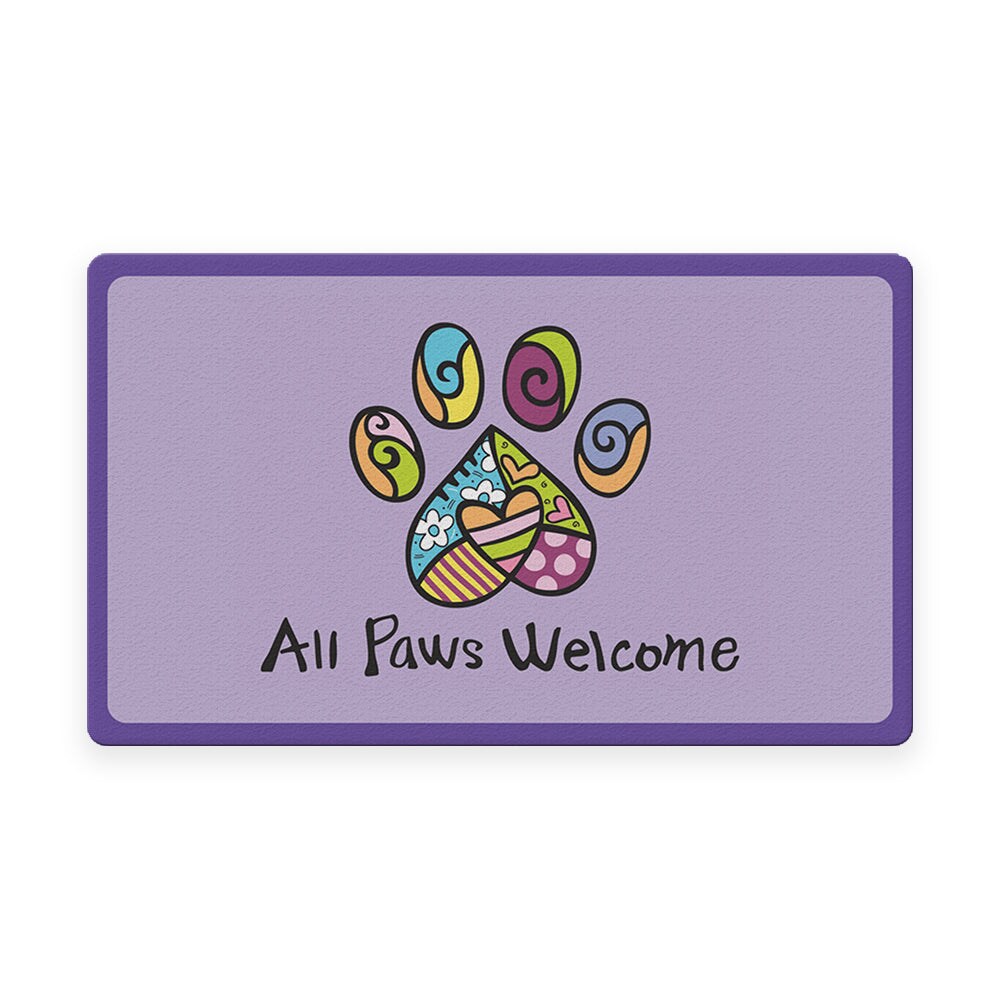 All Paws Decorative Paw Print Doormat Michaels