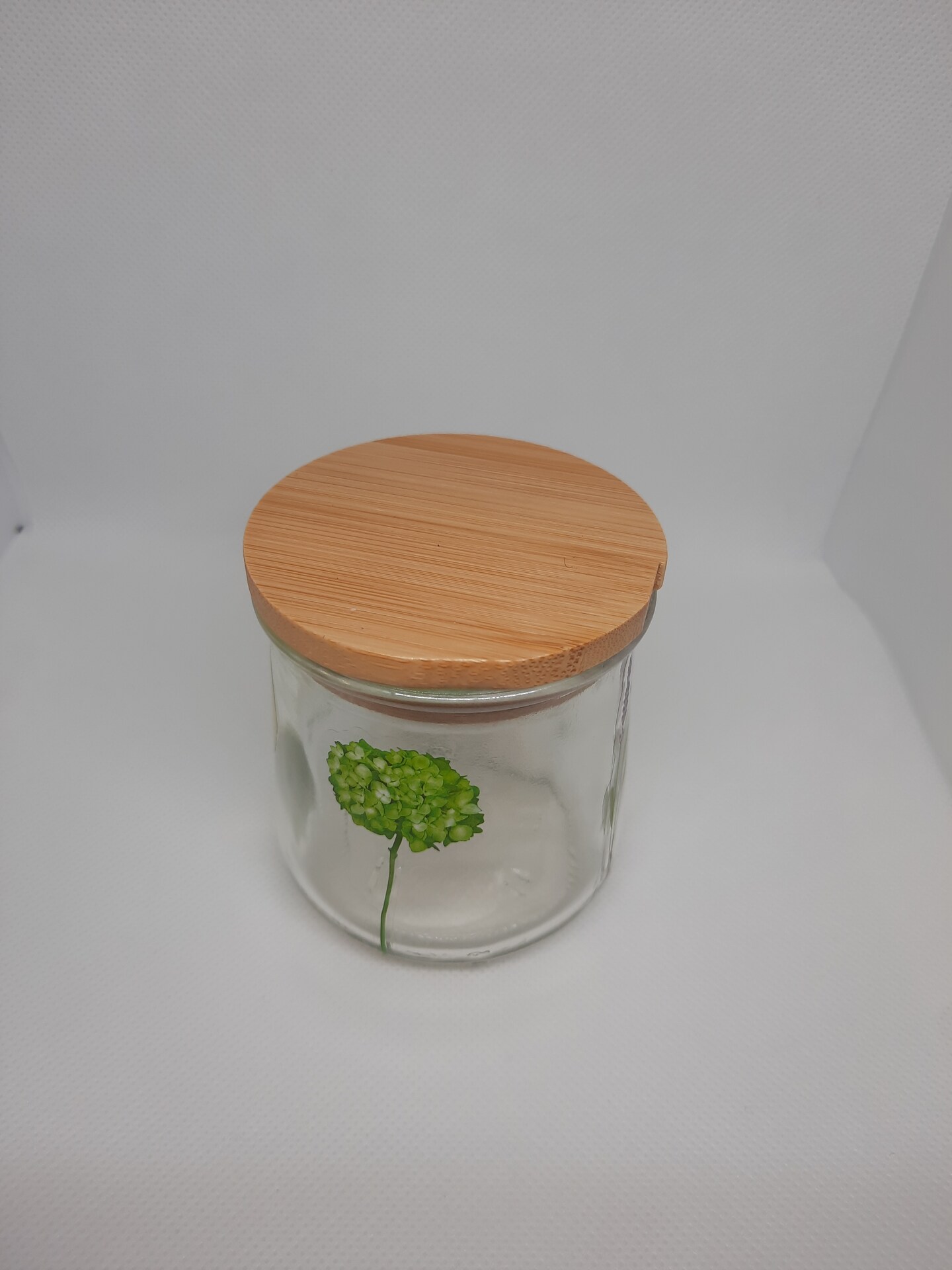 Glass jar, Storage jars, With wooden lids