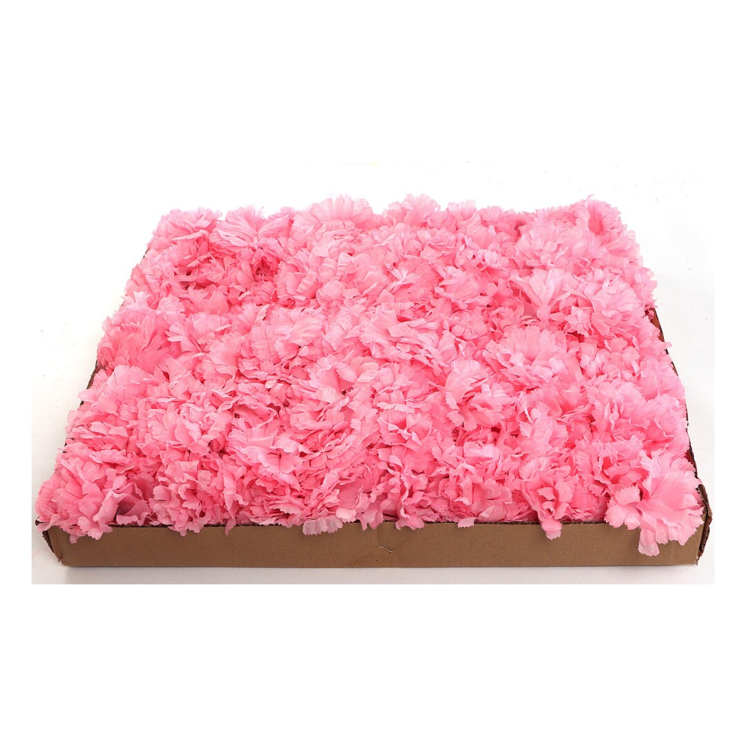 100-Pack: Pink Carnation Picks, 5&#x22; Stems, 3.5&#x22; Wide, Floral Home by Artificial Flowers