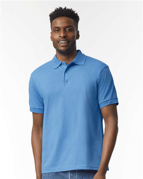 Gildan DryBlend Jersey Polo Short Sleeve T-Shirt for Workwear, Casual Style & Everyday Comfort