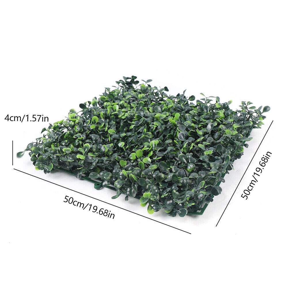 Kitcheniva 12pcs Artificial Boxwood Wall Hedge Mat 20x20&#x22;