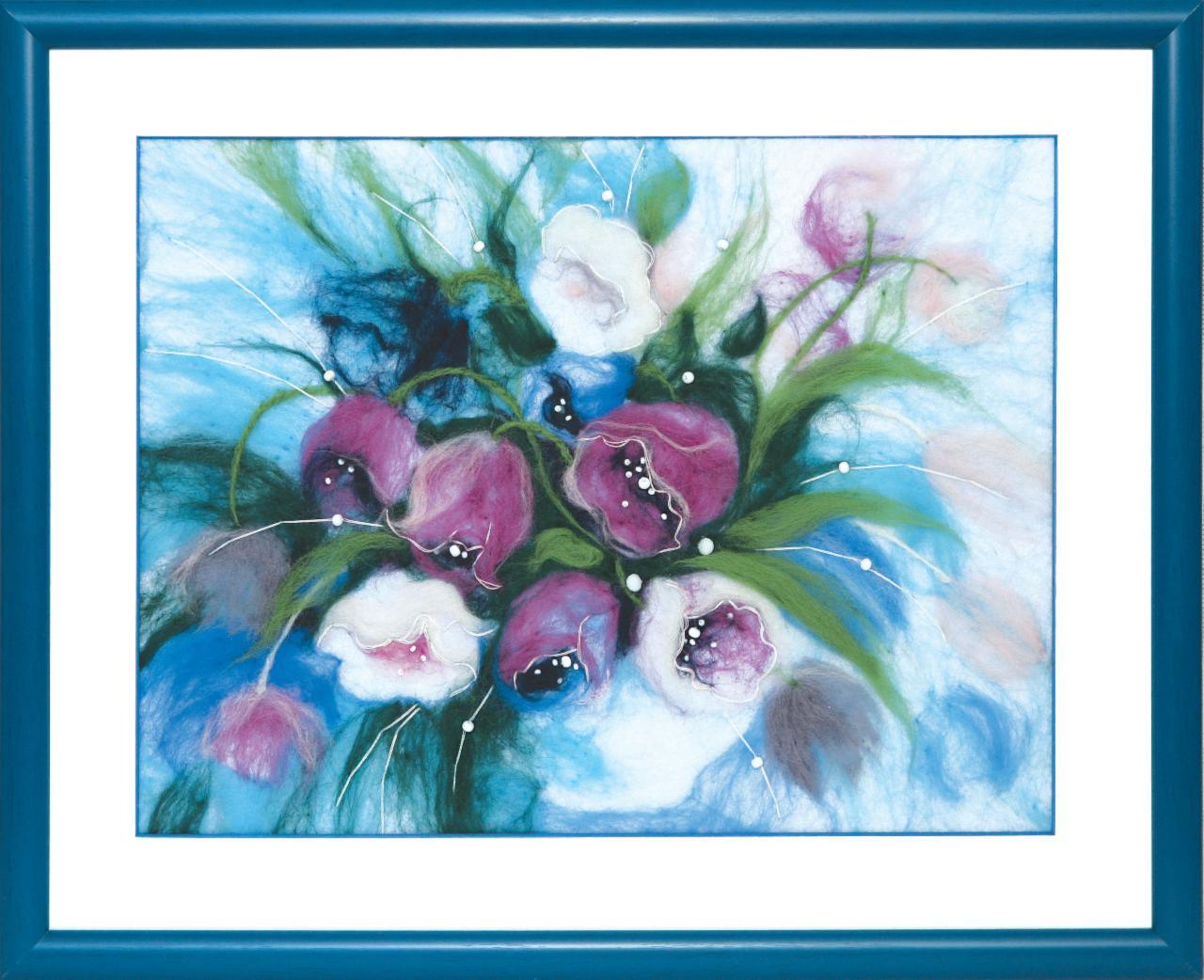 Felting kit &#x22;Morning tulips&#x22;