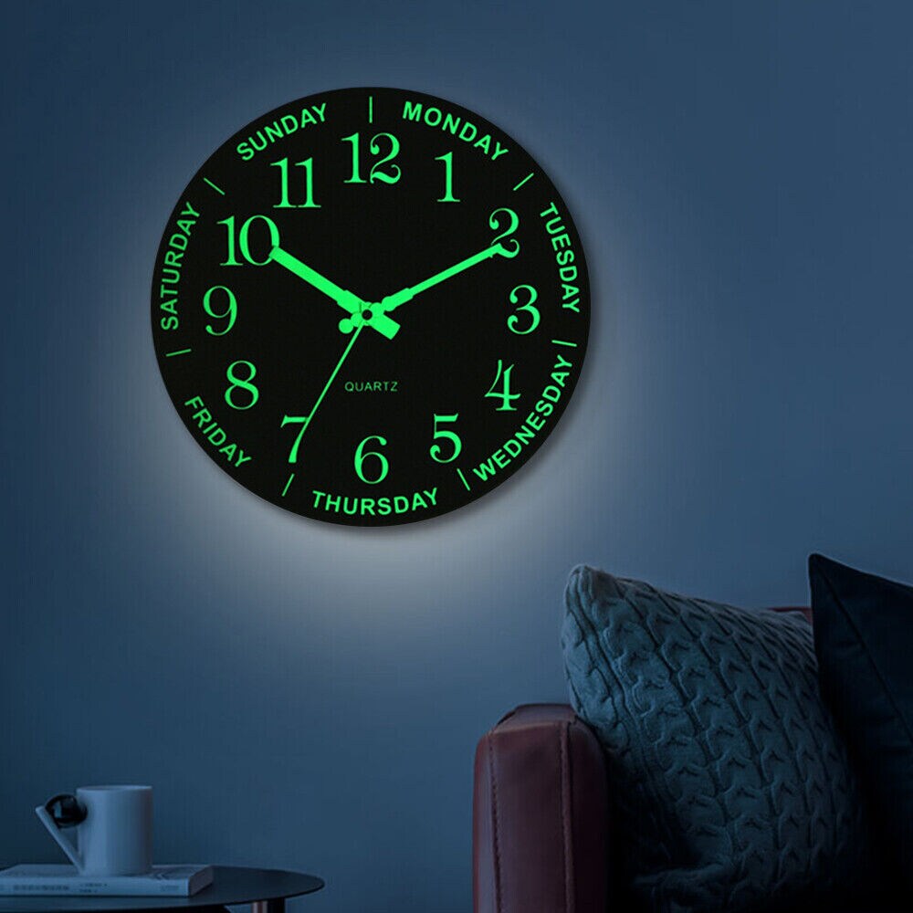 Kitcheniva 12&#x22; Luminous Wall Clock Decor