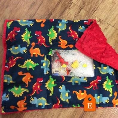 Sensory seek and find weighted lap pad fidget autism MakerPlace by