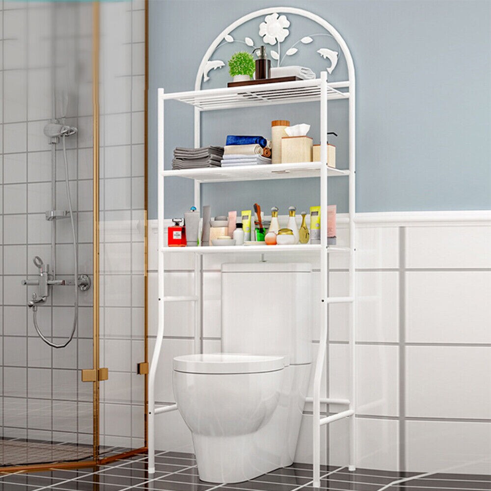 Kitcheniva 3-Tier Metal Bathroom Storage Rack Organizer