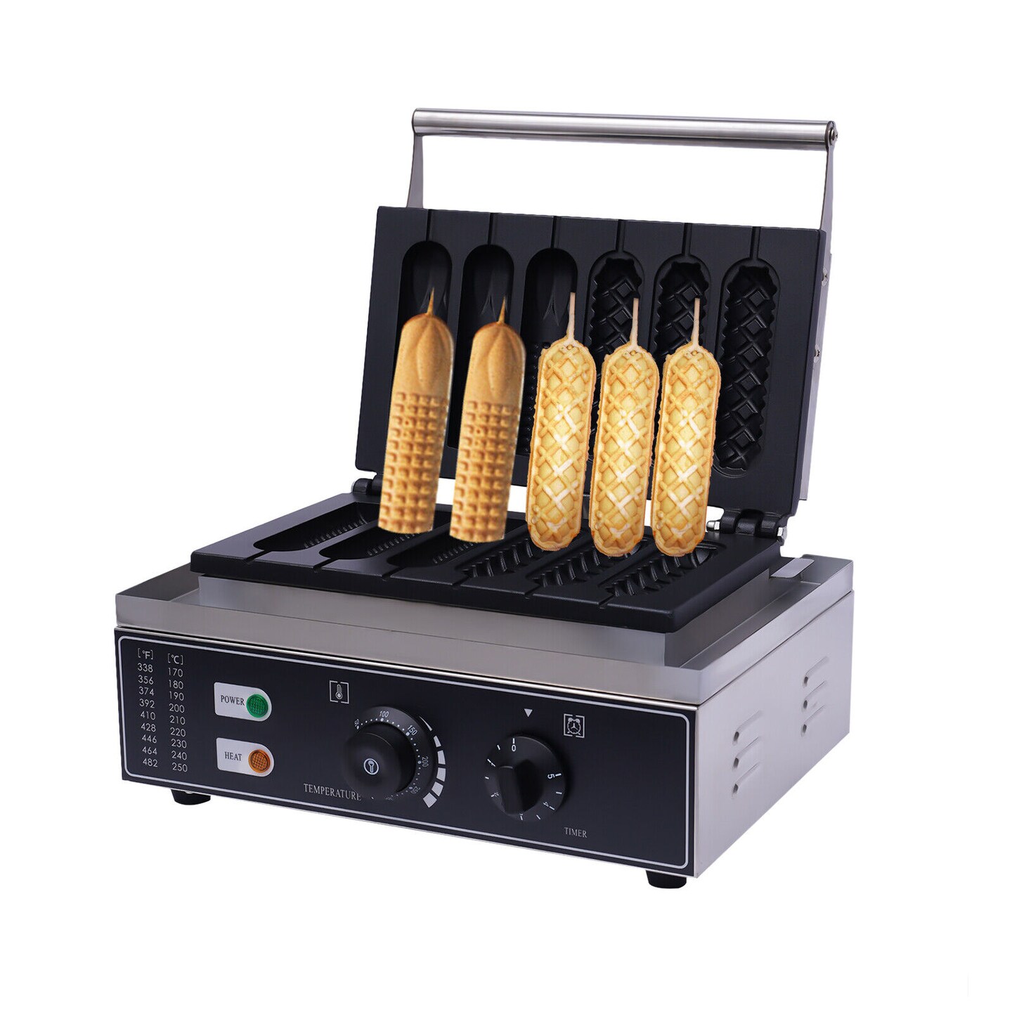 Kitcheniva Electric Hot Dog Waffle Nonstick Maker Machine