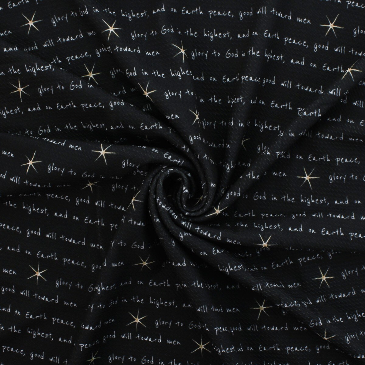 Glory to God Christmas Bullet Fabric 1 yard