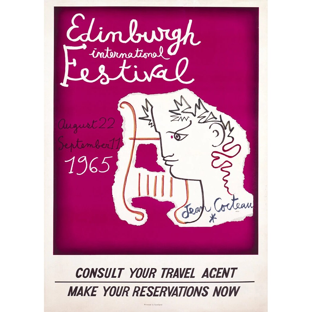 Edinburgh Scotland - Vintage Poster Prints