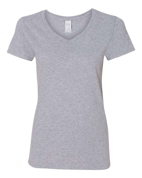 Gildan® Women’s Heavy Cotton V-Neck Blank Craft T-Shirt – Cricut & Paint Ready