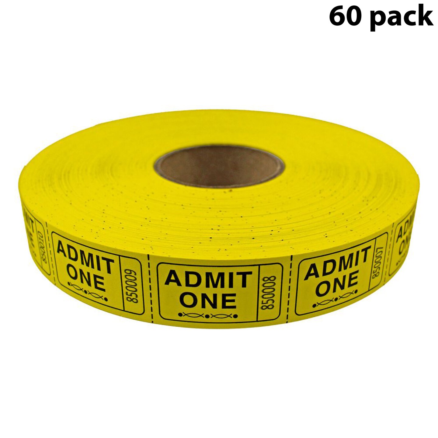 Tacticai 2000 Admit One Raffle Tickets &#x2013; Single Roll, Consecutively Numbered &#x2013; Perfect for Events, Entry, Fundraisers &#x26; Prizes &#x2013; Available in 8 Colors