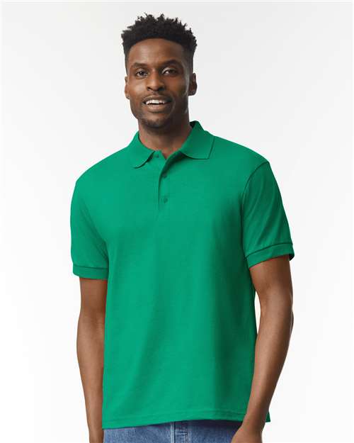 Gildan DryBlend Jersey Polo Short Sleeve T-Shirt for Workwear, Casual Style & Everyday Comfort