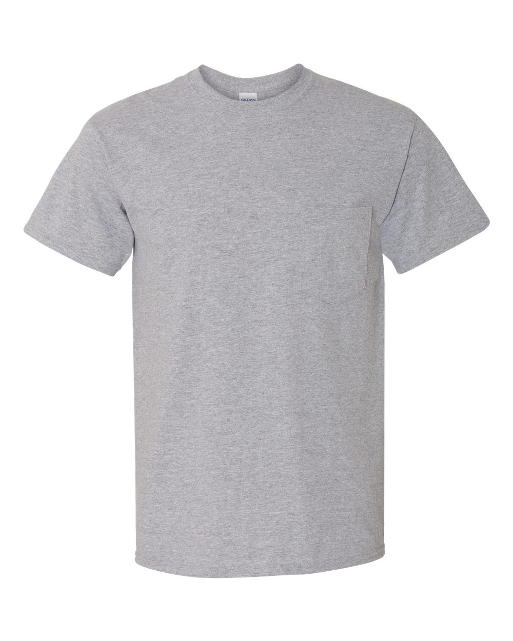 Gildan Heavy Cotton Pocket Crewneck Short Sleeve T-Shirt for DIY Projects & Everyday Wear Cotton Tee