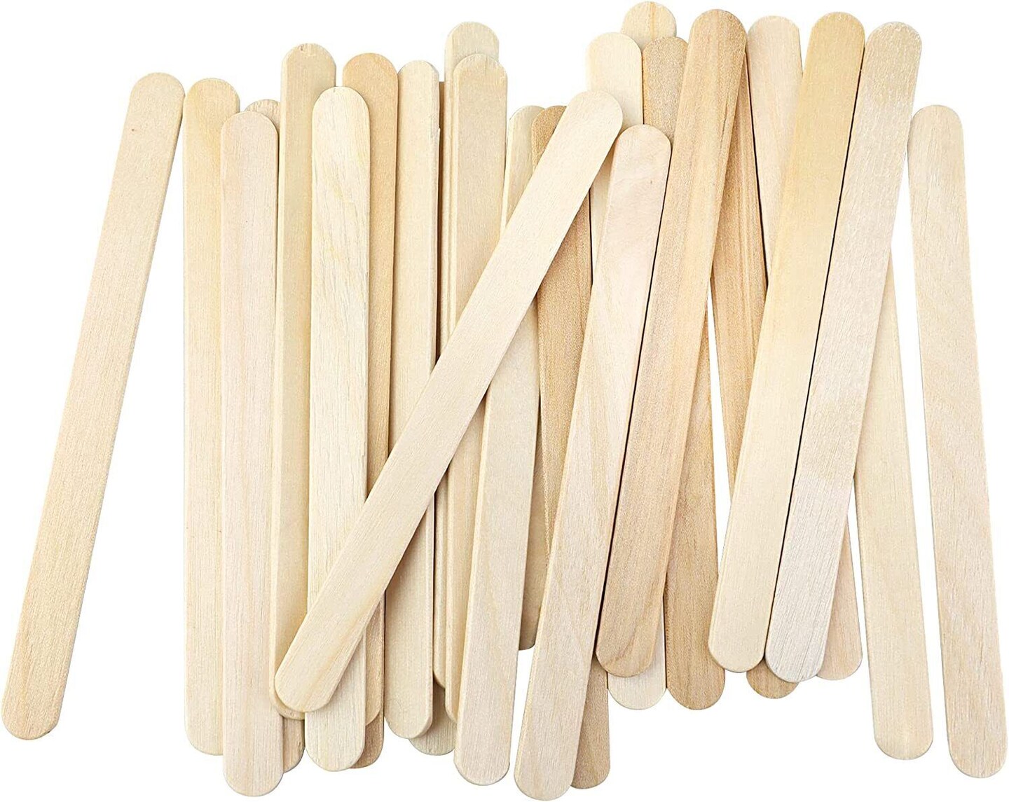 Kitcheniva Popsicle Sticks Natural Wood DIY Crafts 200 Pieces