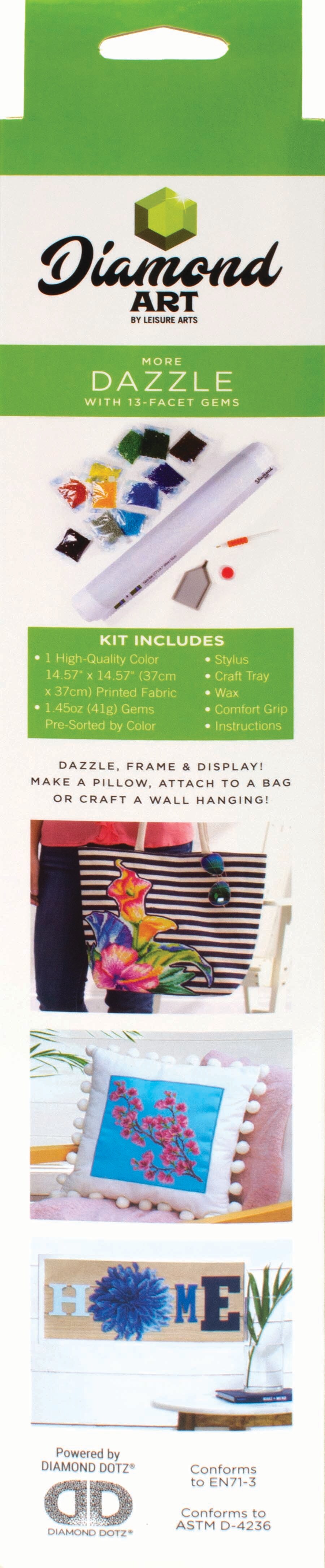 DIAMOND ART BY LEISURE ARTS Diamond Painting Kits For Adults 12"x12" Intermediate Kitten, Full Drill, Diamond Art Kits, Dimond Art, Diamond Art for Adults, Diamond Art Kit