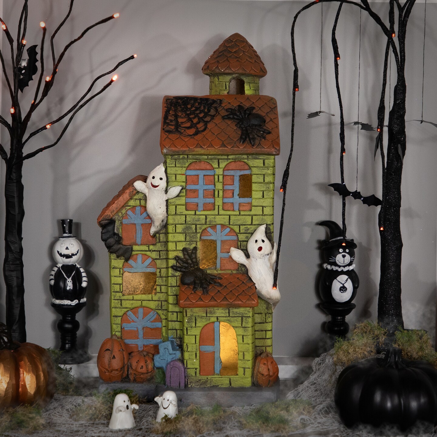Northlight LED Lighted Ghostly Haunted House Halloween Decoration - 20 ...