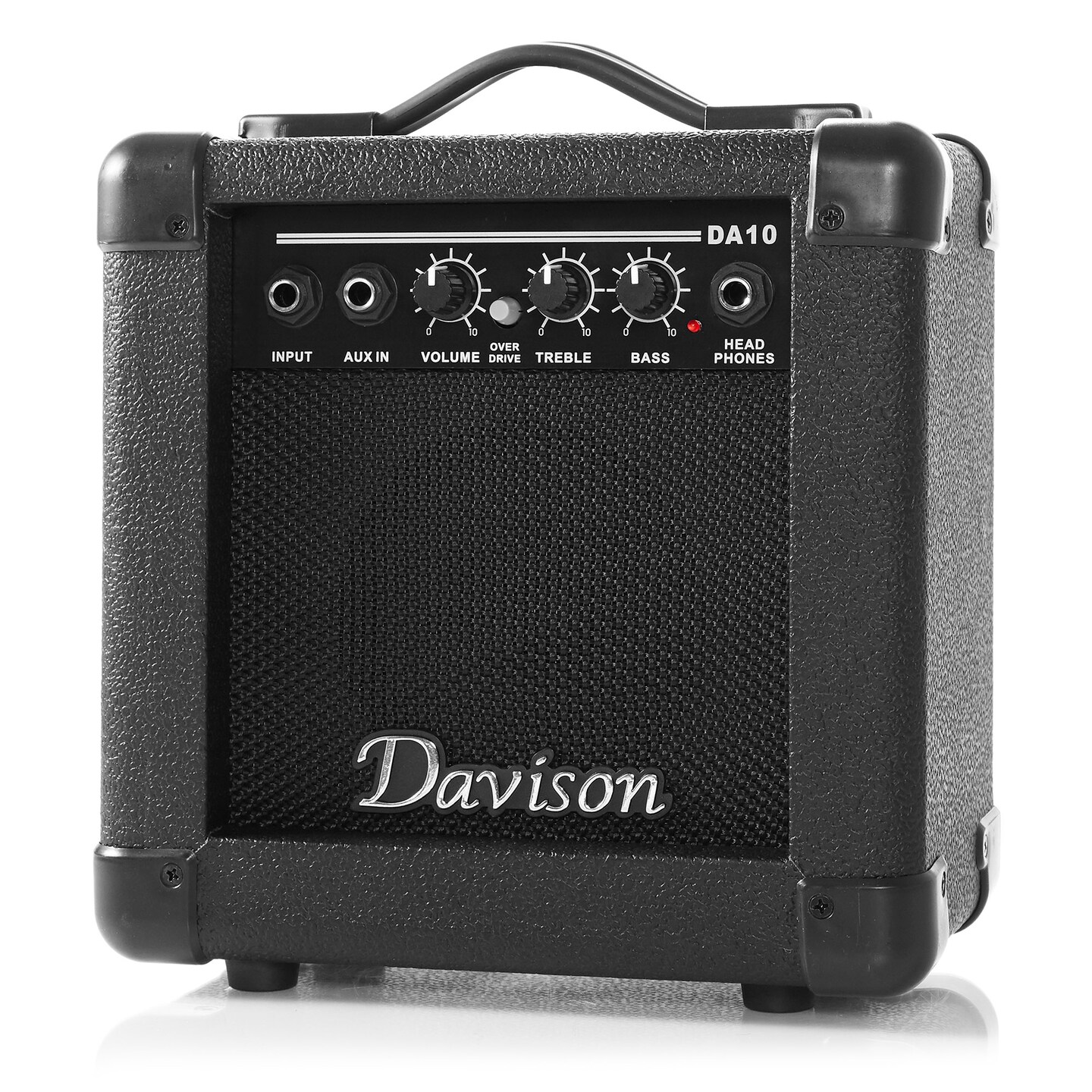 Davison Guitars Left Handed Electric Guitar with 10-Watt Amp - Full Size Beginner Kit with Gig Bag and Accessories