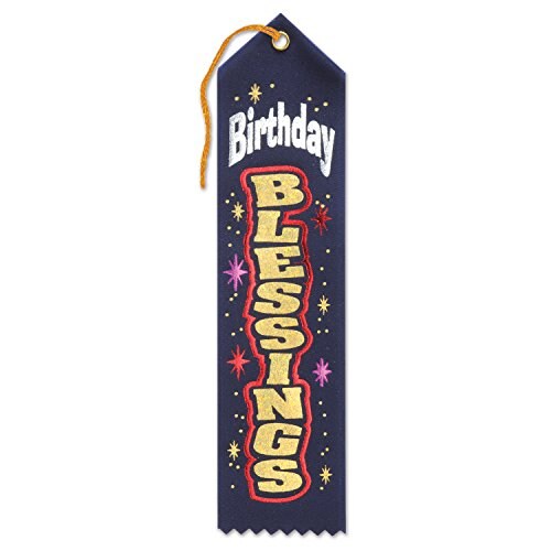 Navy Birthday Blessings Ribbon Michaels
