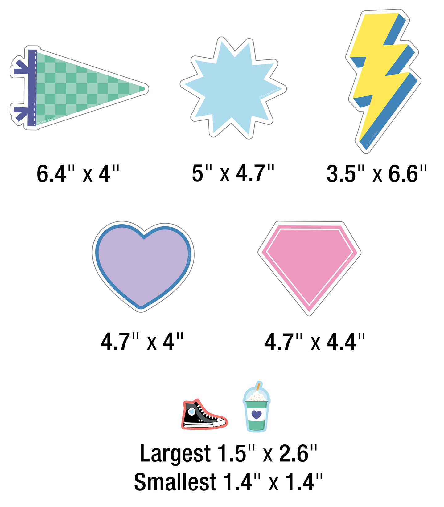 Carson Dellosa We Stick Together 79-Piece Our Class is Fantastick! Motivational Bulletin Board Set, Positive Sayings, Heart, Pennant, and More Colorful Accents, Bulletin Board and Classroom D&#xE9;cor