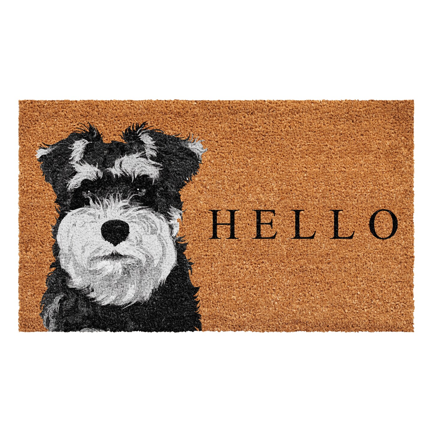 Calloway Mills 109441729 Black Schnauzer Doormat 17&#x22; x 29&#x22;