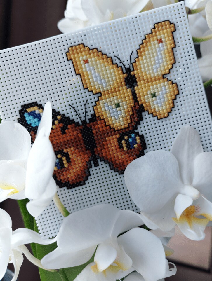 &#x22;Butterflies&#x22; Counted Cross-Stitch Kit