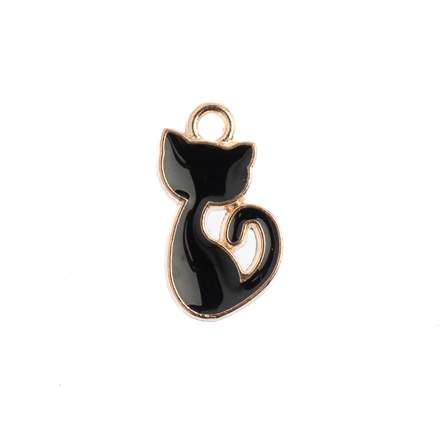 John Bead Sweet &#x26; Petite Retro Cat Charms, 10pcs