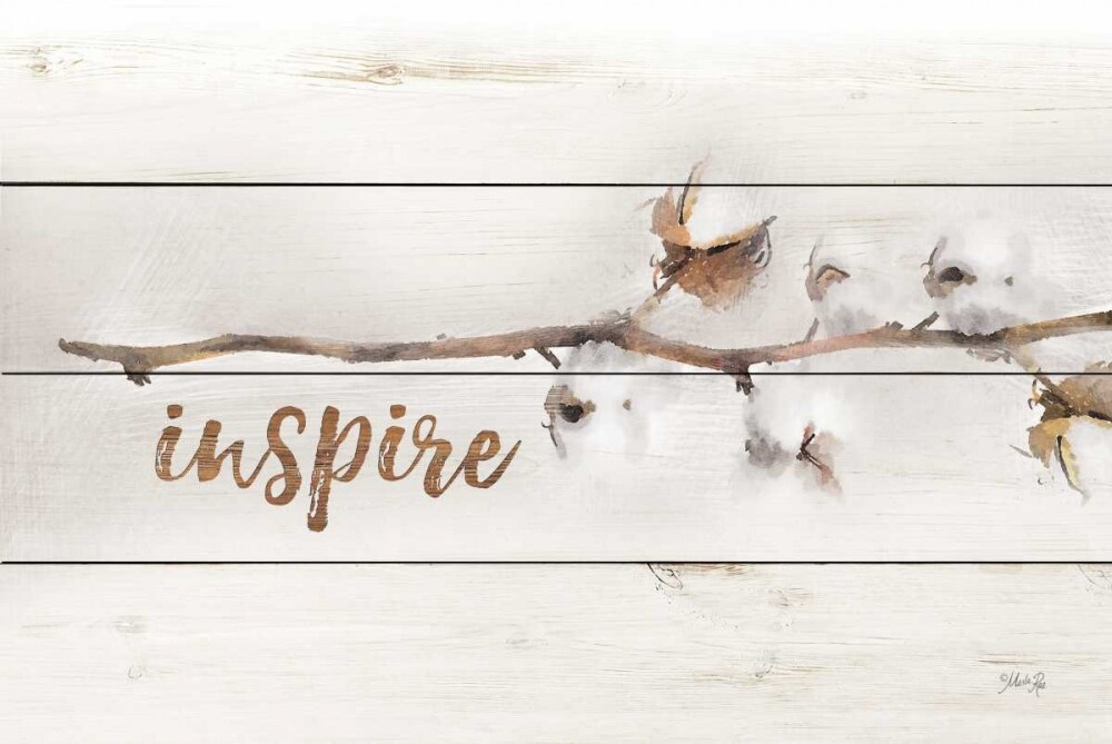 Cotton Stems - Inspire Poster Print by Marla Rae - Item # VARPDXMA2447