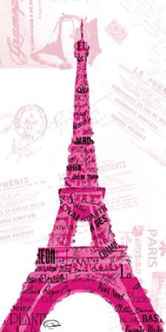 Pink Eiffel Poster Print by  OnRei - Item # VARPDXONPL023A