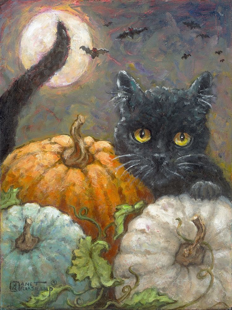 Halloween I Poster Print by Janet Kruskamp # 54432