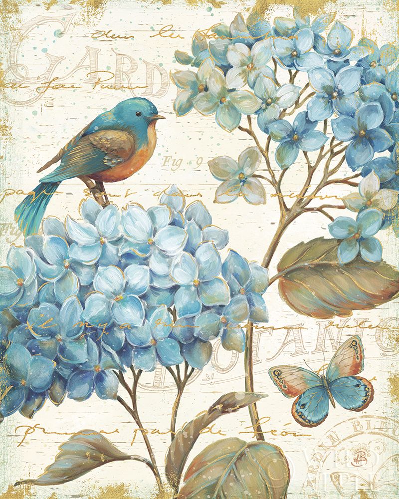 Blue Garden II Poster Print by Daphne Brissonnet # 25360