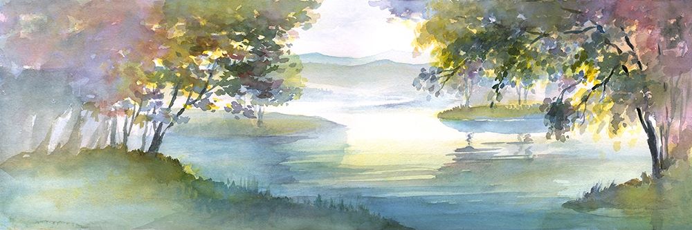 Meandering Lake I Poster Print by Theresa Troise Heidel - Item # VARPDX41182
