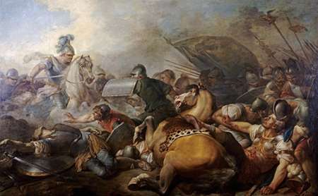 A Battle Between Two Roman Legion Enemies Poster Print by Ecole Francaise Autour - Item # VARPDX264576